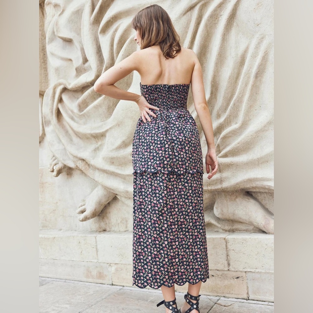 Eddy Daisy Dress Black Rose Floral - Picture 5 of 5